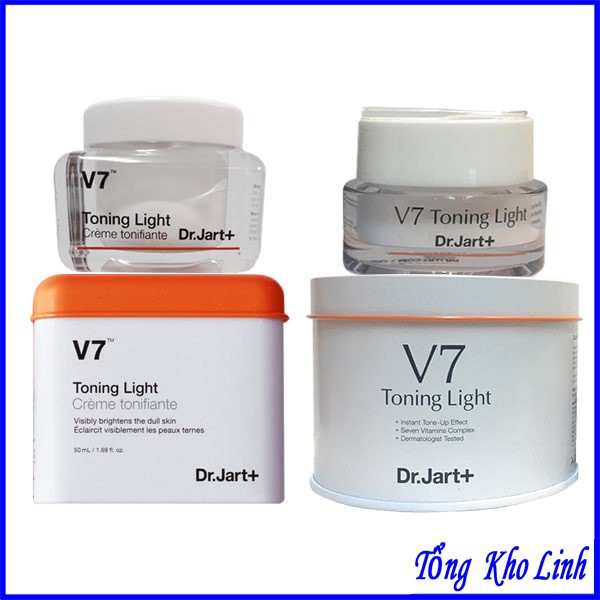 Kem Dưỡng Trắng Và Tái Tạo Da V7 TONING LIGHT Hàn Quốc