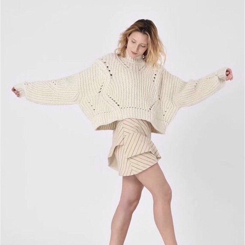 Áo len nữ cao cổ croptop xuất dư ,áo len nữ dáng ngắn | BigBuy360 - bigbuy360.vn