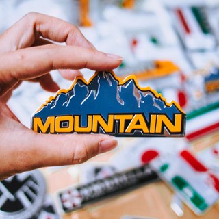 Sticker hình dán metal Mountain - Ngọn Núi