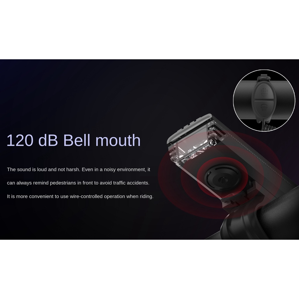 Đèn pha xe đạp MOSOWORLD 120db sạc USB thông minh chống thấm nước chất lượng cao