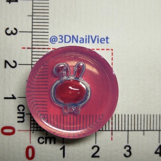 DIY - Khuôn charm trang trí nail 3D, làm phụ kiện trang sức, hoa tai, cài áo thời trang - Thỏ bé cụp tai