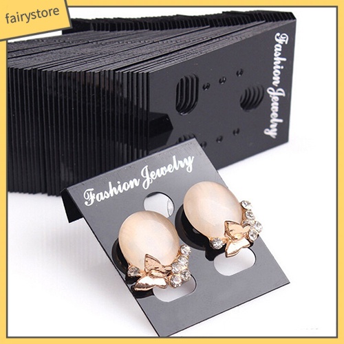 Set 100 Giá Đỡ Trưng Bày Bông Tai Bằng Nhựa Tiện Dụng