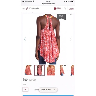 Áo cổ yếm free people 3 màu