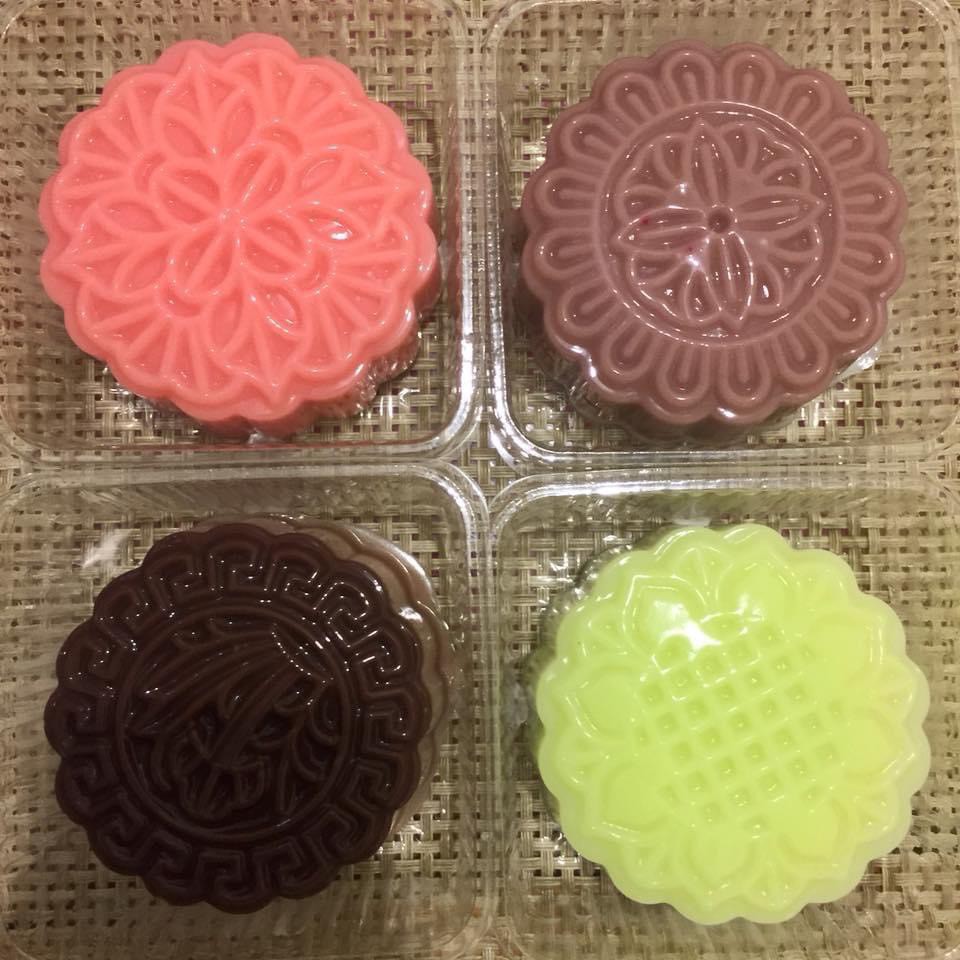 Khuôn trung thu 4 bánh x 150g (rau câu, xôi) nhựa cao cấp