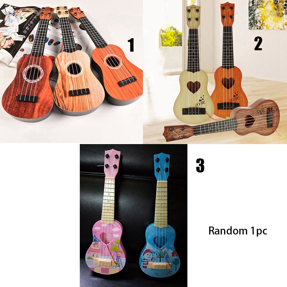 Đàn Ukulele đồ chơi chất lượng cao màu sắc ngẫu nhiên cho bé