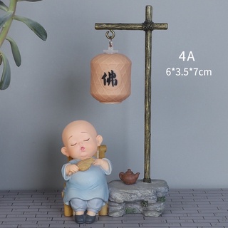 bộ 2 chú tiểu đèn lồng