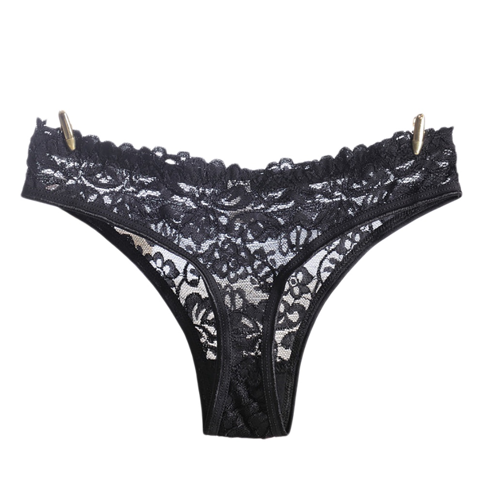 Quần Lót Ren Lọt Khe Màu Sắc Trơn Gợi Cảm Cho Nữ