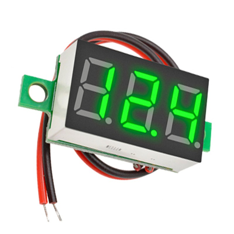 Vôn Kế Điện Tử Mini 2 Dây 0.36 inch DC 4.7-22V 12V 24V