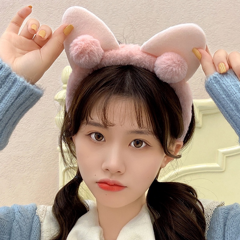Cài tóc đính tai mèo thời trang Hàn Quốc đáng yêu xinh xắn