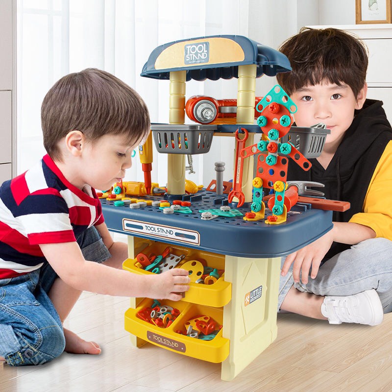 Bộ đồ chơi cao cấp Bé Làm Kĩ Sư, lắp ráp kỹ thuật, có khoan điện - Đồ chơi giáo dục trẻ em