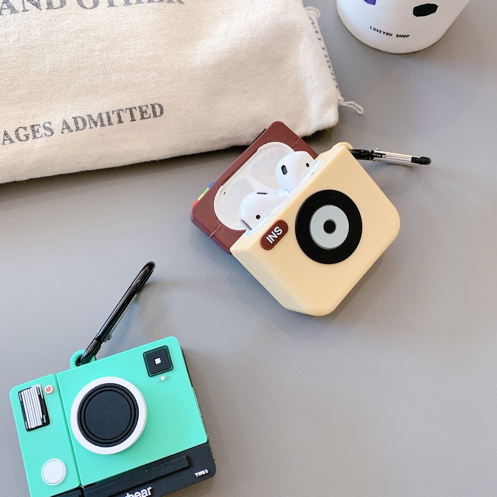 Case airpod - Vỏ bao đựng tại nghe airpod1/ 2 Instagram chống va đập -Hồng Anh Case