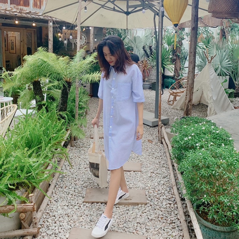 Đầm suông oversize