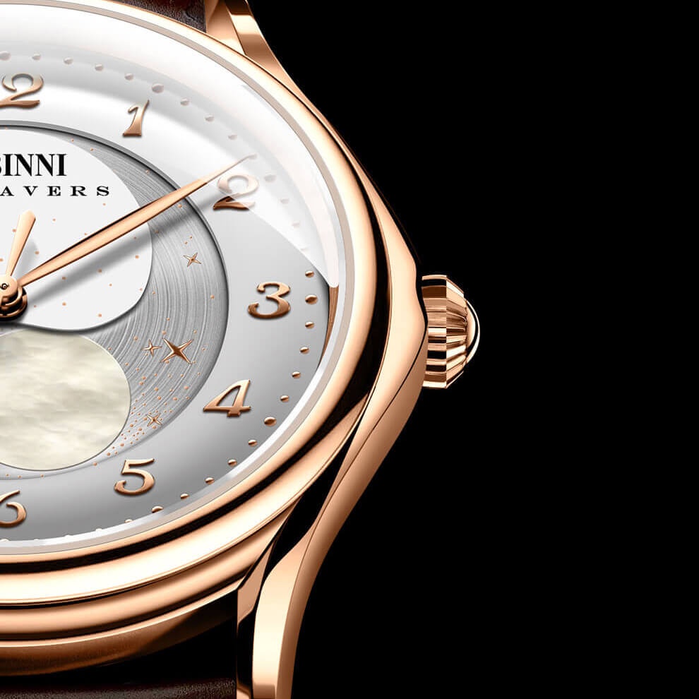 Đồng Hồ Nam LOBINNI No.1810 Chính Hãng BH 24T Chịu Nước 50m Kính Chống Xước Dây Da Cao Cấp (Máy Cơ Tự Động)