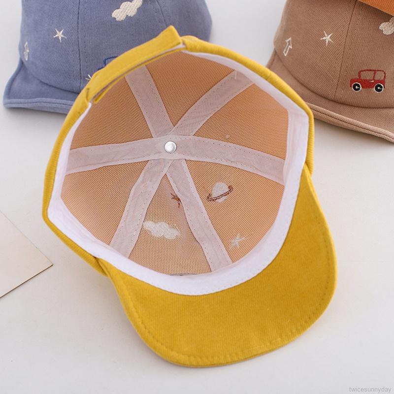 Mũ lưỡi trai thiết kế hoạt hình mềm mại đáng yêu dành cho bé