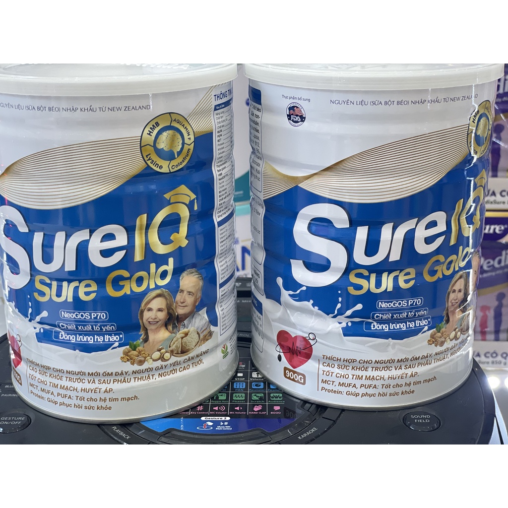 Sữa bột Sure IQ Sure Gold Dành cho người gầy yếu, người cao tuổi