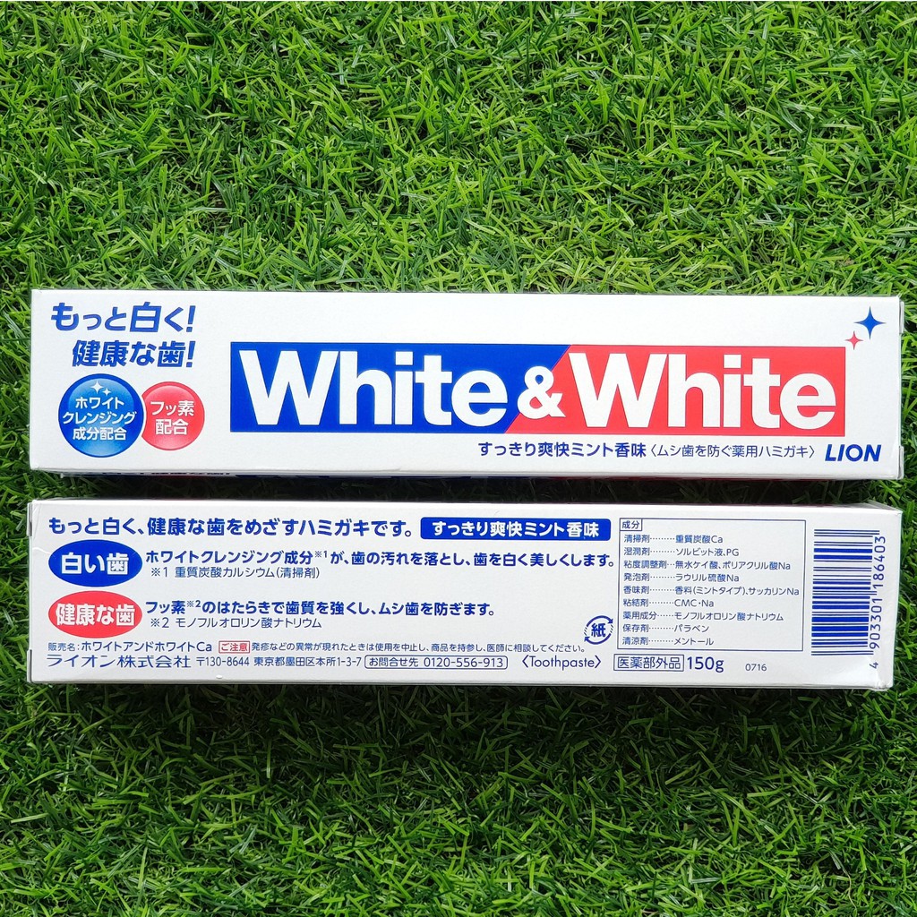 Kem đánh răng White &amp; white nhật bản 150g