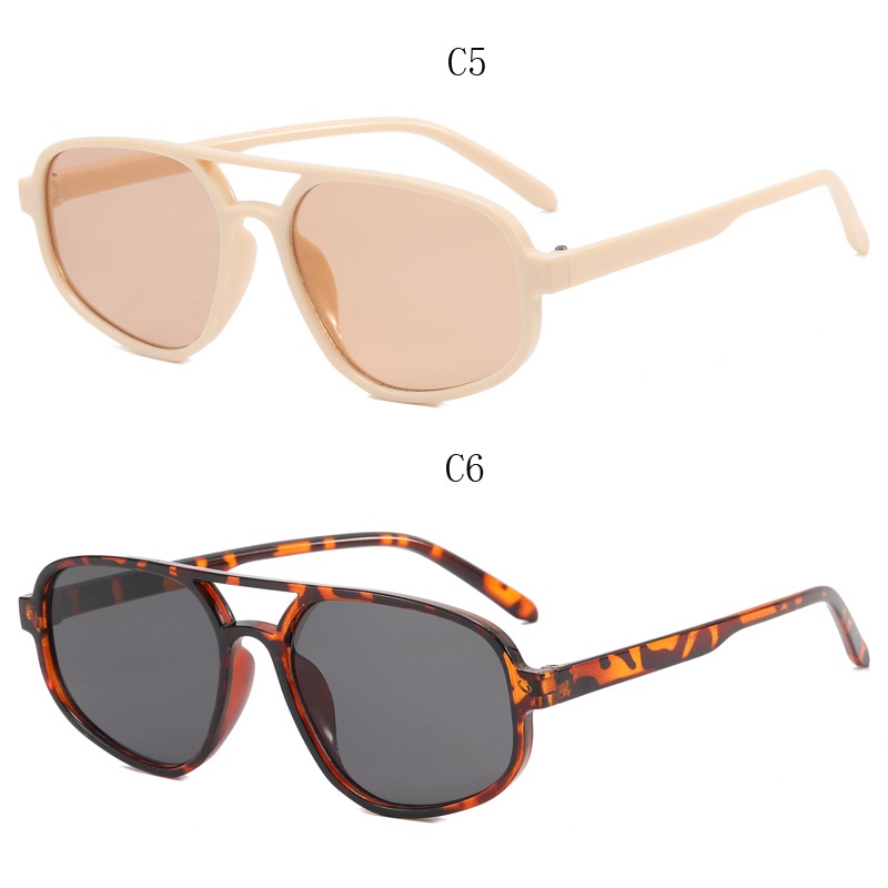 Kính Mát Gọng Oval Lớn Nhiều Màu Sắc Thời Trang Cho Nữ