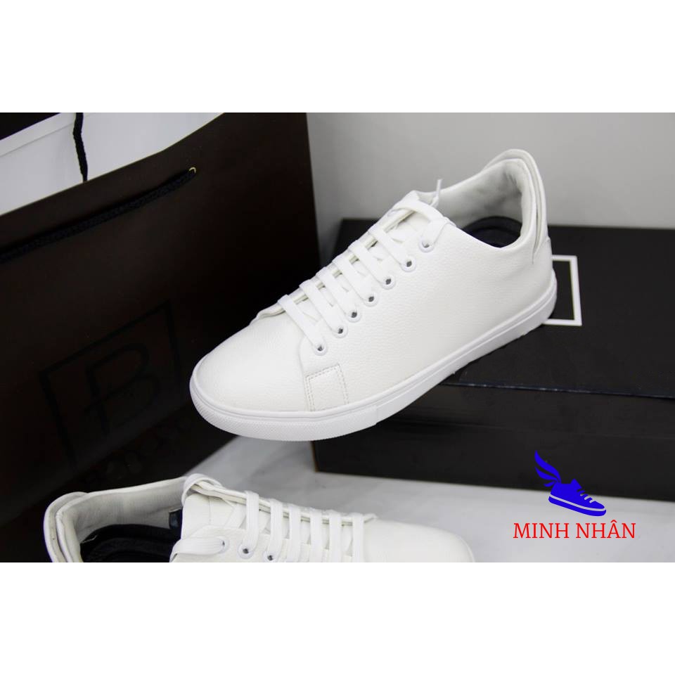 Giày sneakers Liman tăng chiều cao trắng (TT-02 Xưởng giày Minh Nhân) | BigBuy360 - bigbuy360.vn