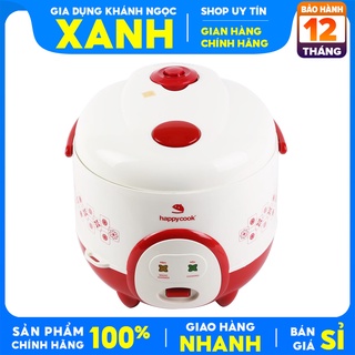 Nồi cơm điện happycook 1.8 lít hc-180a đỏ