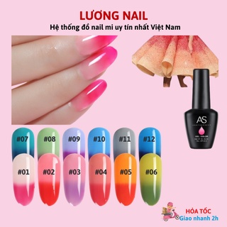 Sơn gel AS sơn móng tay sơn đổi màu mới lạ mã WB