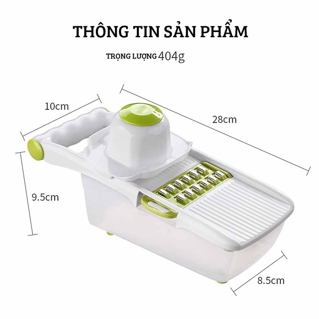 Bộ Dụng Cụ Bào Rau Củ Đa Năng 8IN1 Chính Hãng SSGP Cao Cấp