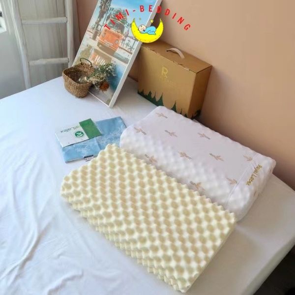 Gối cao su non Royal Latex cao cấp (Tặng kèm vỏ gối) tạo cảm giác massage khi ngủ - Timibedding