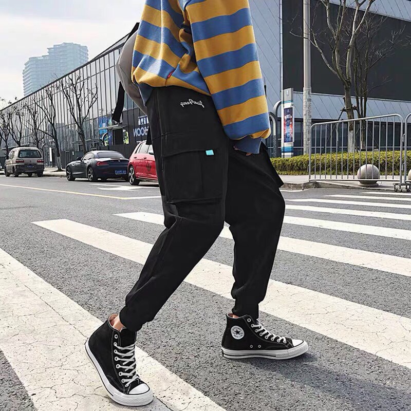 Quần jogger túi hộp nam vải kaki co giãn, mềm mịn y ảnh