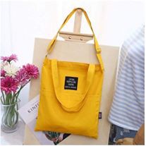 TÚI TOTE ĐEO VẢI CANVAS PHONG CÁCH ULZZANG ĐỂ SÁCH A4 FREESHIP