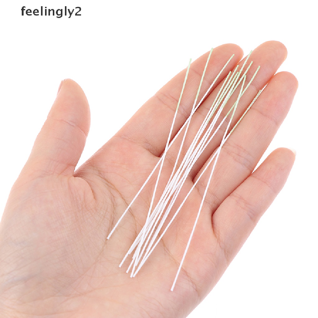 Set 60 sợi chỉ làm sạch lỗ xỏ khuyên tai khử trùng chuyên dụng