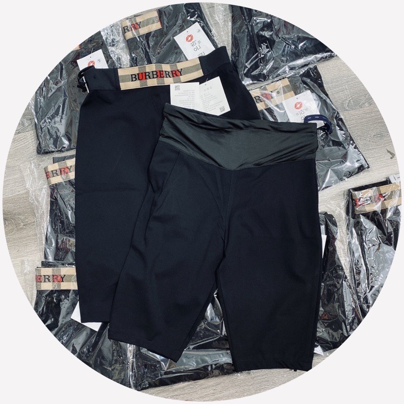 [Xả kho] Quần bầu ngố cạp chữ.quần ngố bầu chất umi thiết kế form bagyco giãn 4 chiều ko bai ko xù ko dão❤️