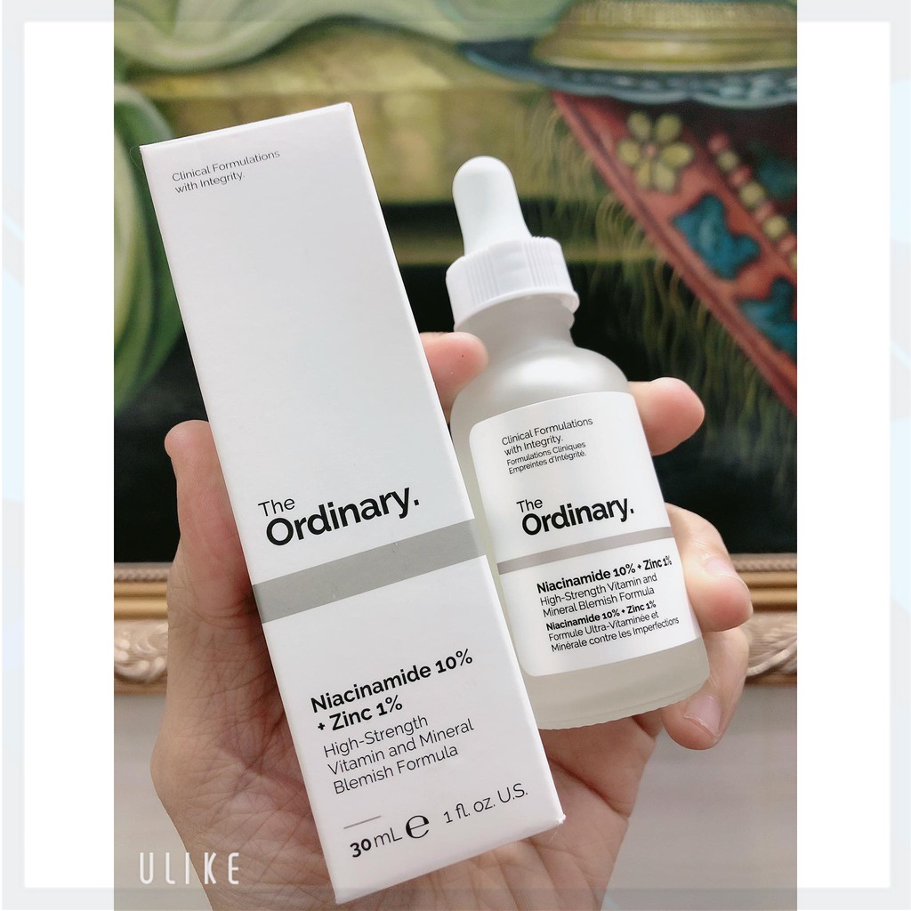 [BILL US] SERUM NGỪA MỤN GIẢM THÂM THE ORDINARY NIACINAMIDE 10% + ZINC 1%