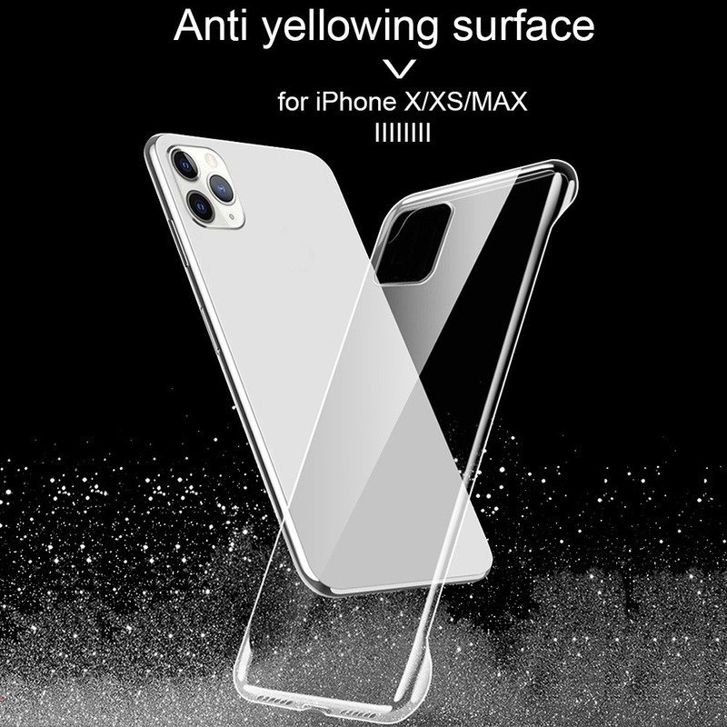 Ốp Điện Thoại Cứng Trong Suốt Siêu Mỏng Không Viền Cho iPhone 13 12 11 Pro Max X Xr XS max 7 8 plus SE 2020 6 6s plus