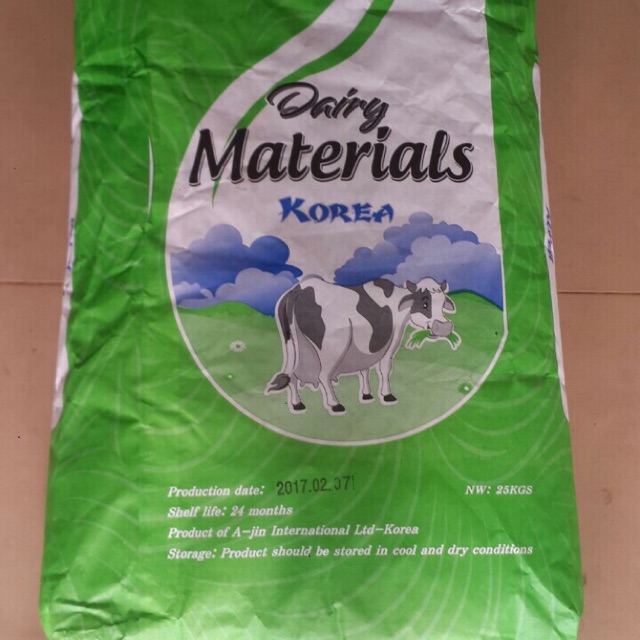 Bột kem béo Hàn Quốc bao 25kg. 