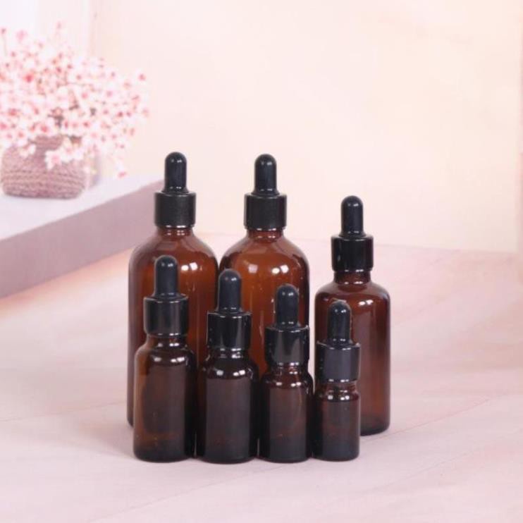 Lọ Chiết Serum ❤ SIÊU RẺ ❤ [15ml,20ml] Chai lọ đựng tinh dầu bóp giọt Khoen Đen , chai lọ chiết mỹ phẩm .