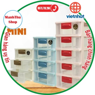 Tủ nhựa mini đa năng 5 tầng Việt Nhật (kích thước 26 *18 41). Hộp đựng đồ mini siêu tiện dụng Manhthushop