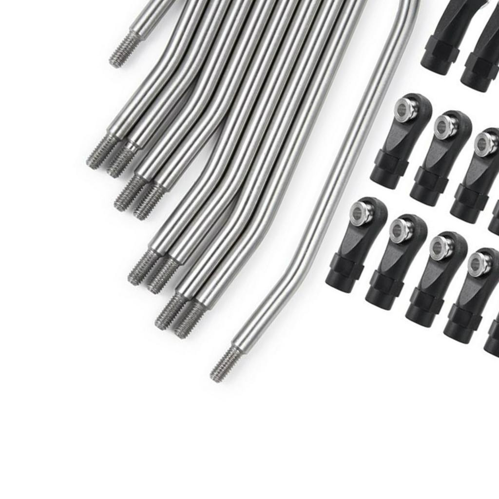 Trục Nối Bằng Thép Không Gỉ Cho Xe Điều Khiển Từ Xa Axial SCX10 1: 10 313mm Enjoylife 3