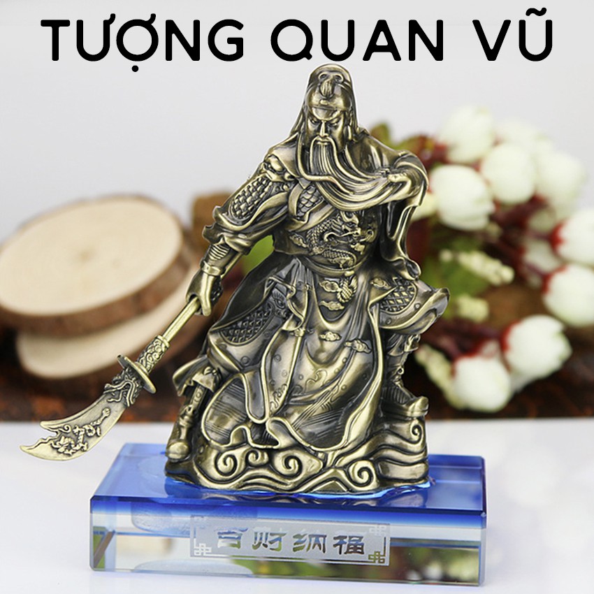 Tượng Quan Vũ Nước Hoa Để Taplo Xe Ô Tô