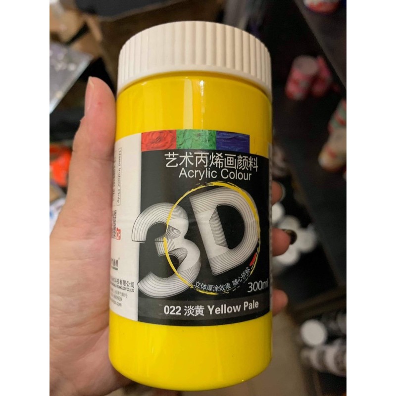 MÀU ACRYLIC 3D 300Ml (Bảng màu 2)