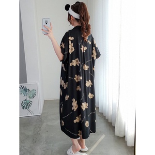 Đồ ngủ tay ngắn oversize cho nữ (40-150kg)