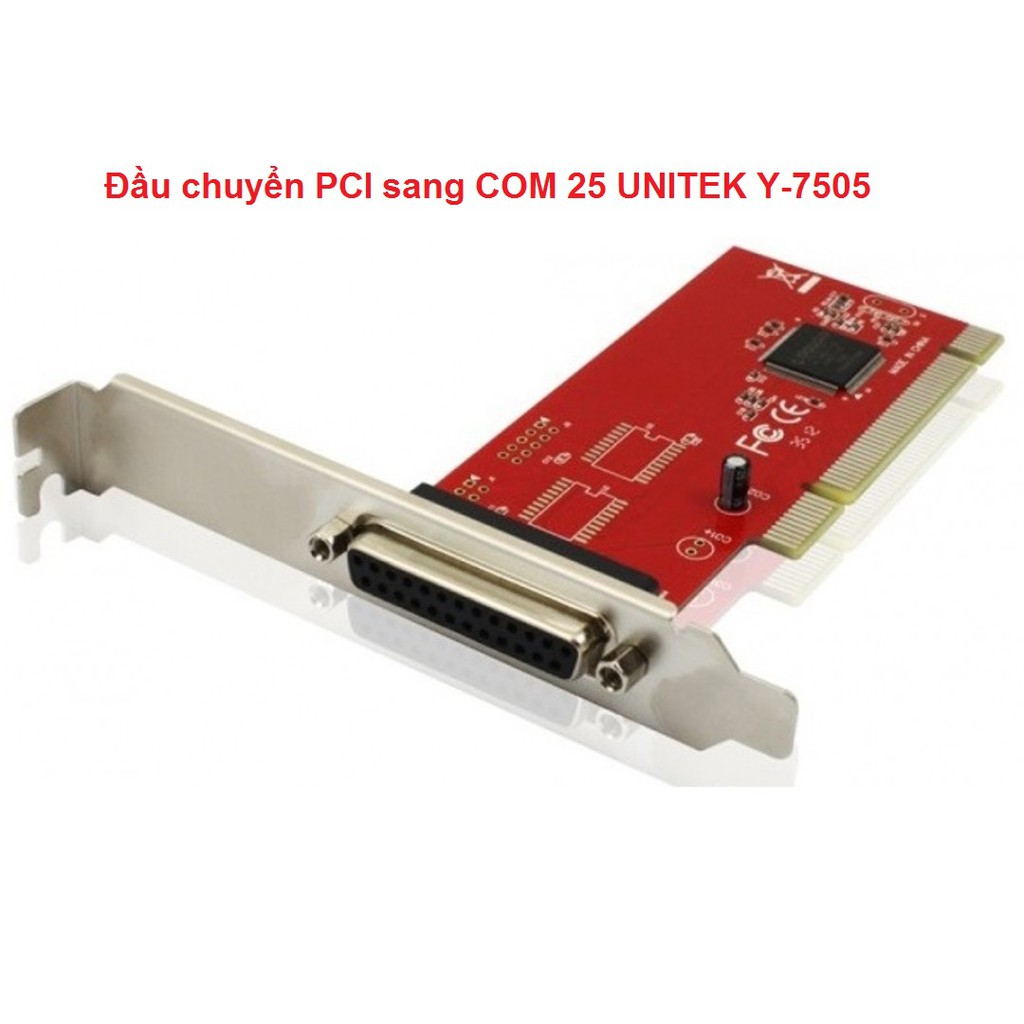 Thiết bị chuyển CARD PCI sang COM 25 UNITEK Y-7505