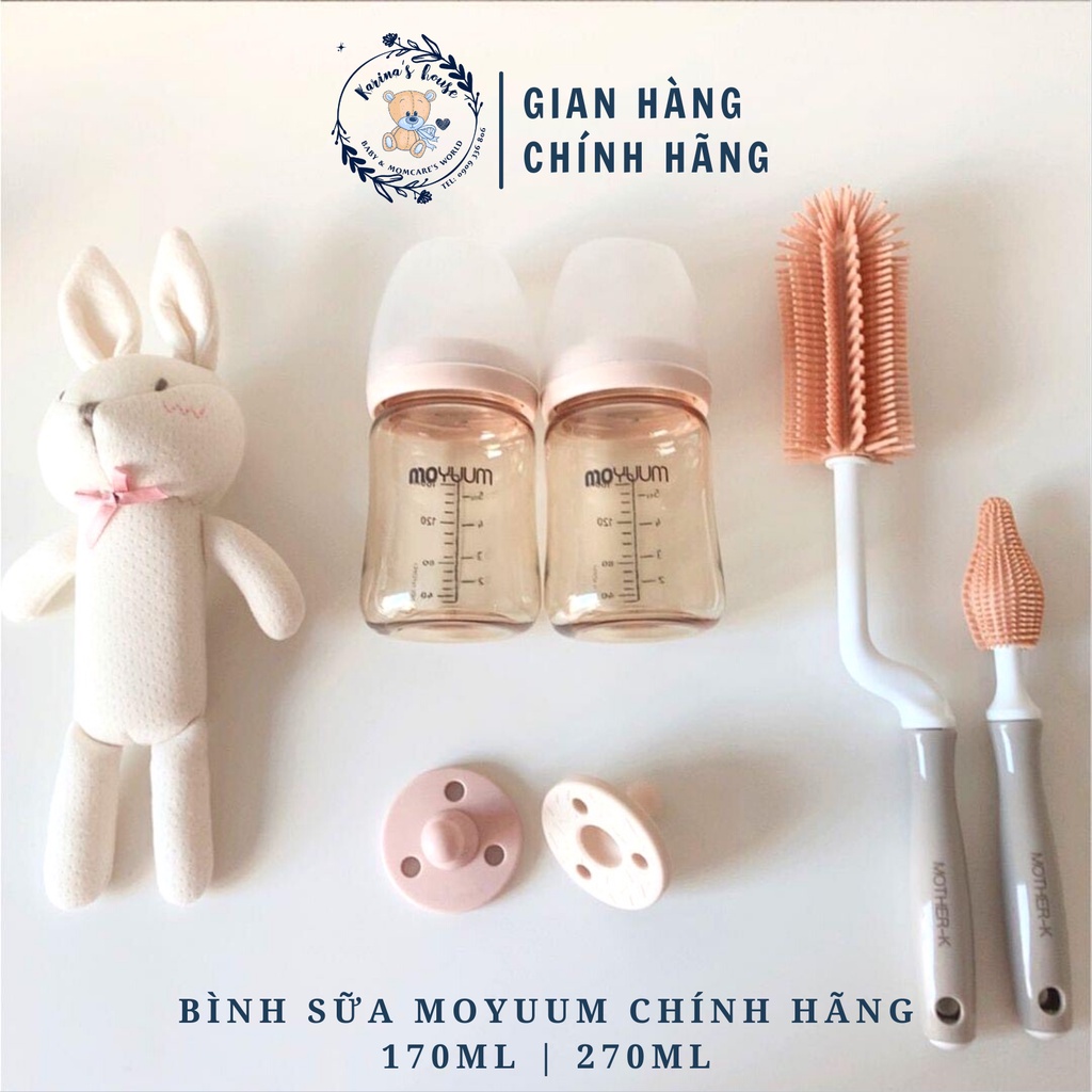 [Sẵn] Bình sữa bản gold 170ml/270ml Moyuum nội địa Hàn [chính hãng]