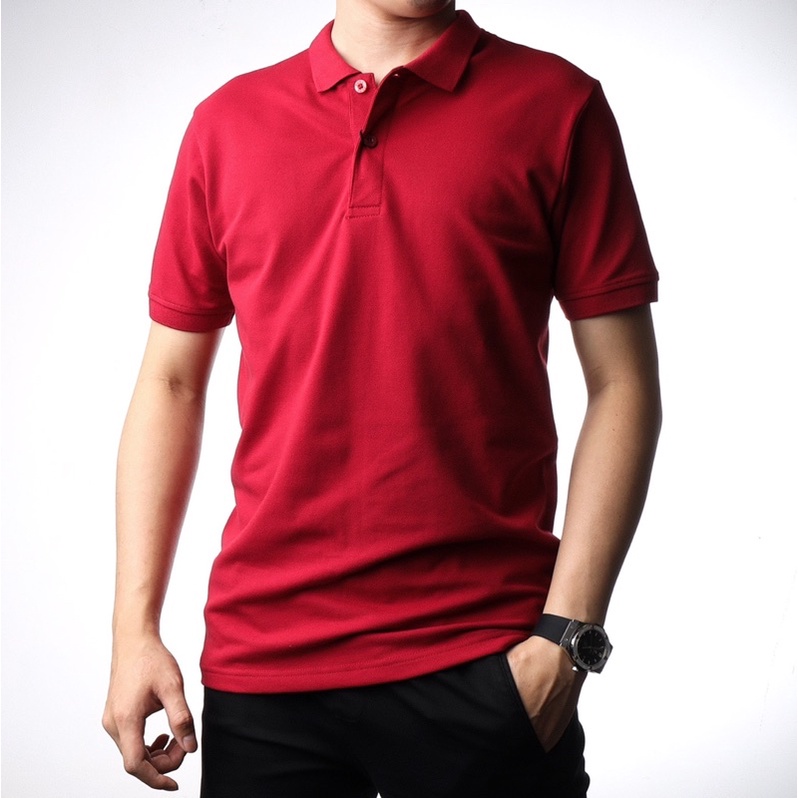 Áo thun nam polo cao cấp nhiều màu thun cotton thấm hút tốt