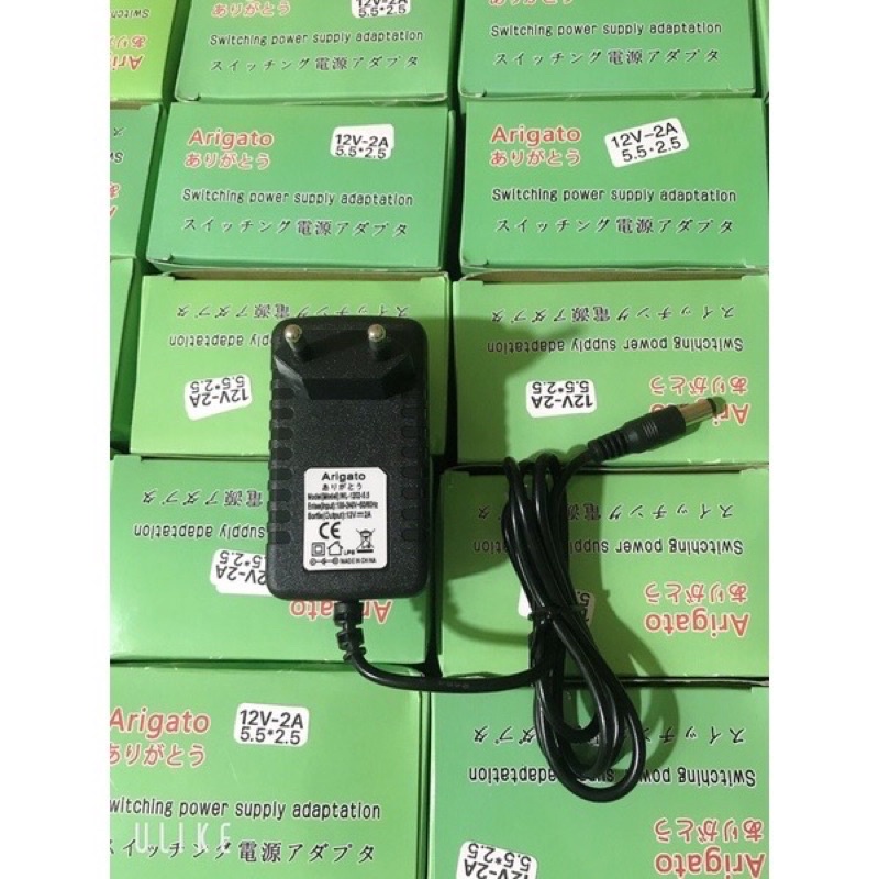 Nguồn Adapter 12V 2A Chân To 5.5 Dùng Cho Camera và đèn led