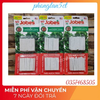 Vỉ 50 que phân tan chậm Jobes hàng Mỹ
