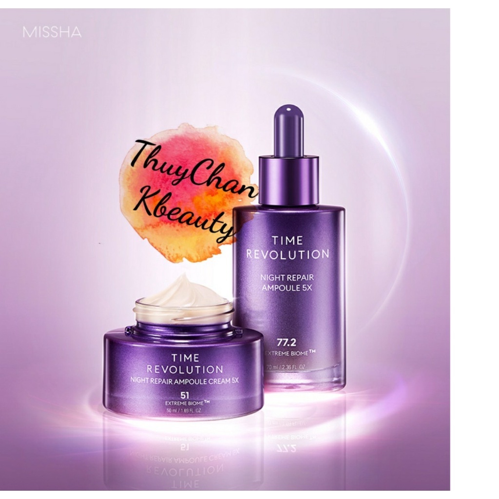 MS89  Tinh chất dưỡng da ban đêm Missha Time Revolution Night Repair Ampoule 5X 70ml