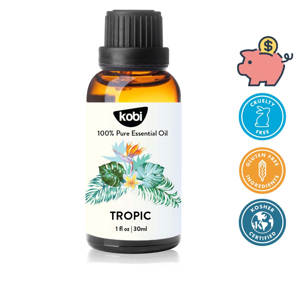 Tinh dầu Kobi Tropic blend giúp bạn đánh thức giác quan, khơi niềm cảm hứng -30ml