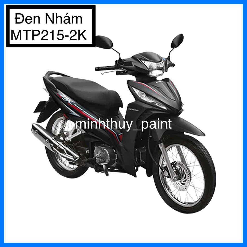 Sơn xe máy Honda Wave RSX Đen Nhám MTP215-2K Ultra Motorcycle Colors