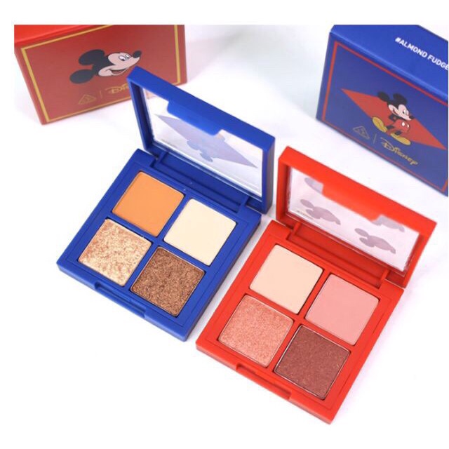 Bảng màu mắt 4 ô mini Mickey 3.CE Disney Mini Multi Eye Color Palette Phiên bản giới hạn mới