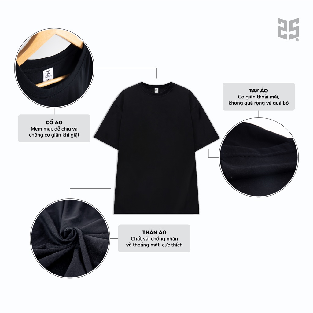 Áo Thun Local Brand Cotton Tay Lỡ 2S Official, Áo Phông Nam Cổ Tròn  Style Streetwear Bas