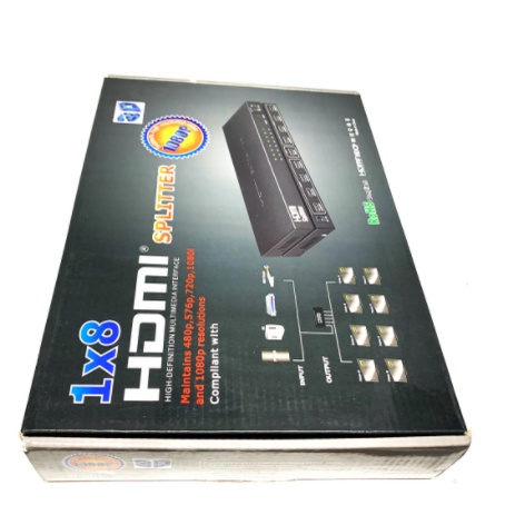 Bộ chia HDMI ra 2 cổng,4 cổng,8 cổng, 1 ra 2, 1 ra 4, 1 ra 8. hàng mạch dài. bảo hành 6 tháng
